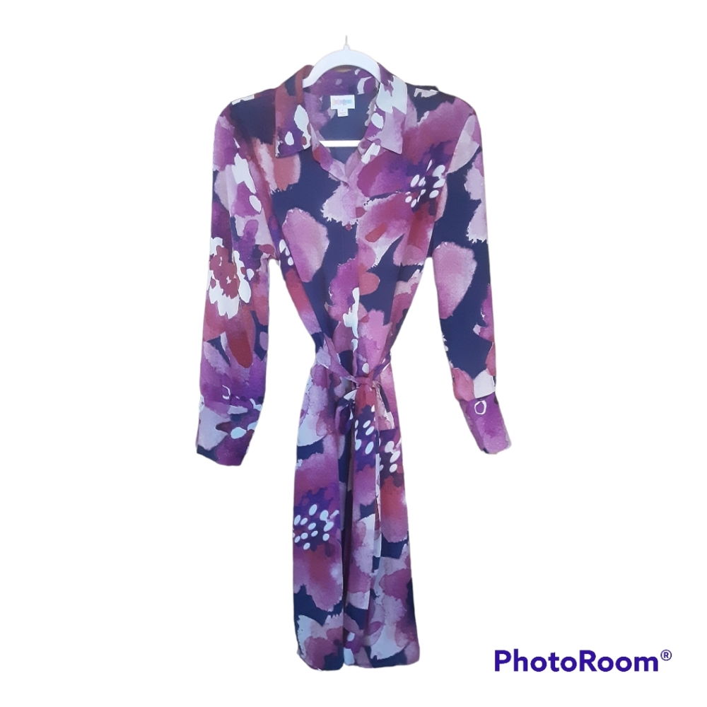 Lularoe Floral Dress Small Ellie
